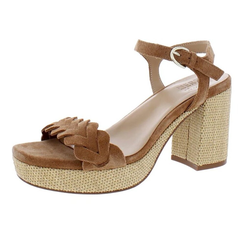 Naturalizer Pandora Braided Ankle Strap Heels Women's Size 11M New in Box